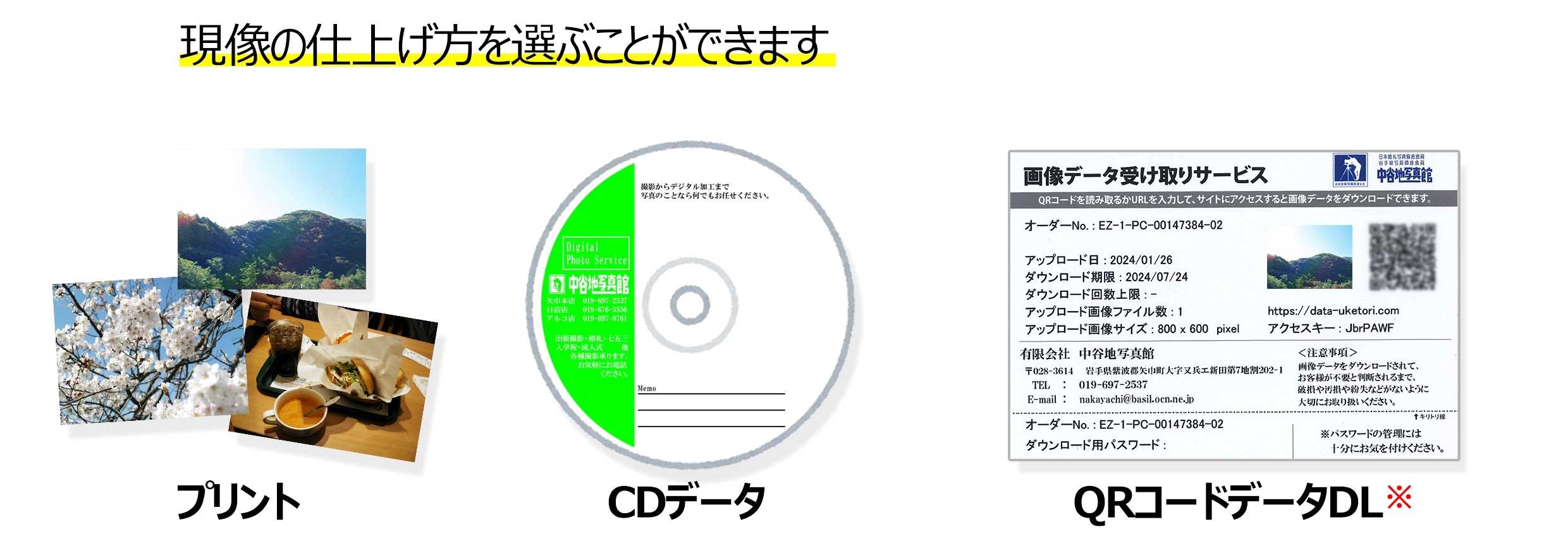現像の種類